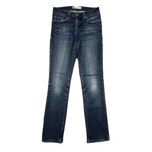 Levis Mid Rise Jeans Womens 2 Blue Skinny Denim Stretch Measures 27 x 29.5